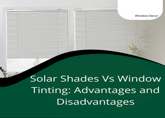 Solar Shades Vs Window Tinting Advantages and Disadvantages